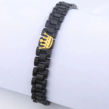 Crown 304 Stainless Steel Bracelet