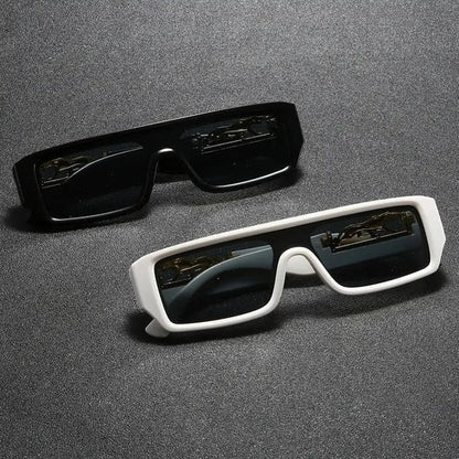 LEOPARD PRINT METAL EYEGLASSES PAIR